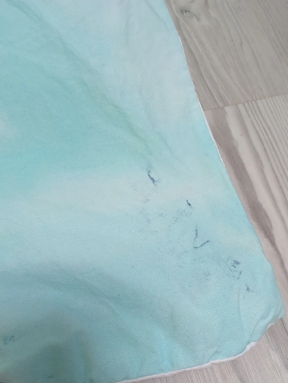 Pottery Barn Teen PBteen Full Queen Duvet Sham Pastel Watercolor Organic Cotton